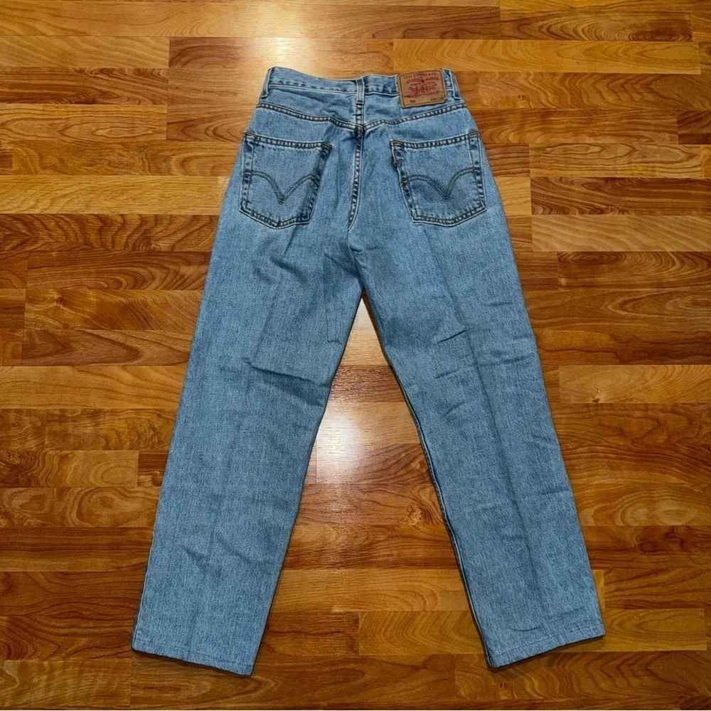 LEVI STRAUSS & CO 550 MEN'S LIGHT BLUE RELAXED FIT JEANS 29 X 32 100% Cotton